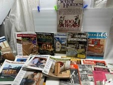 Fine House Bulding magazines classic MCM work bench magazines lot 31 books
