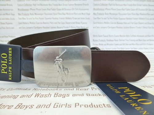 RALPH LAUREN Leather Belt Mens Size 32 