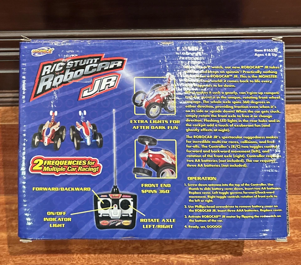 R/C Stunt Radio Control RoboCar Jr By GeoSpace Red - Image 2 of 4