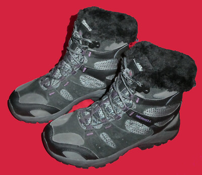 Merrell Kiandra WP Hiking Boots w/ 200g Fleece Insulation, Women's 9 US (40 EU)