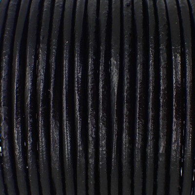 LEDERBAND 1MM 1,5MM 2MM 3MM LEDERSCHNUR LEDERRIEMEN RUND LEDER LEATHER SCHWARZ