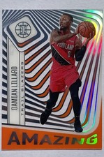 Damian Lillard 2020 Panini Illusions Amazing Orange #11