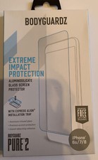 BodyGuardz Pure2 iPhone 6 / 6S / 7 / 8 Glass Screen Protector - Clear