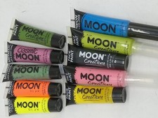 Bargain Lot 10 Moon Glow neon face  body paints, various colors, neon eyeliner