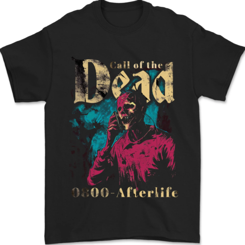 Anruf Of The Dead Zombie Halloween Herren Maglietta 100% Baumwolle - Bild 1 von 2