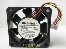 NMB-MAT 2408NL-05W-B56 DC24V 0.09A 60 60 20MM 4-Pin Inverter Cooling Fan