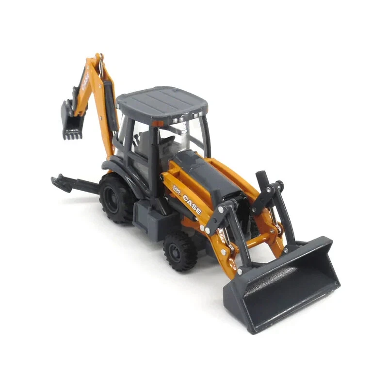 Case 580 Super N WT Backhoe Loader Diecast 1:50 Scale Model - ERTL ZFN14991 - Imagem 2 de 3