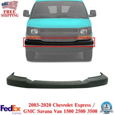 Front Upper Bumper Cover Textured For 2003-20 Chevrolet Express / GMC Savana Van