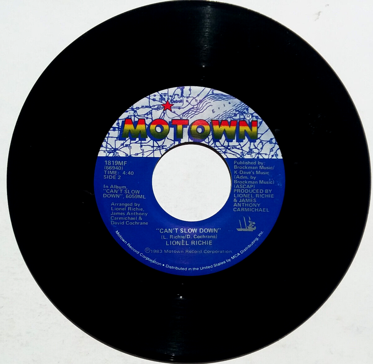 LIONEL RICHIE - Say You, Say Me / Can't Slow Down - Vinyl