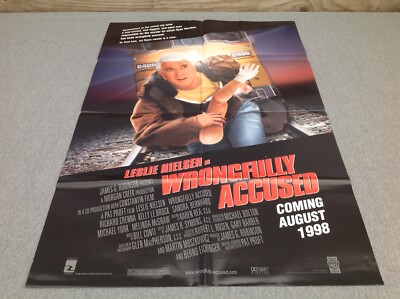 1998 Wrongfully Accused Original Movie House Full Sheet Poster