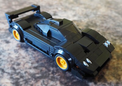 Pagani Zonda R Sportwagen Ziegel Modell MOC - 214 Stück, 8 Nieten breit