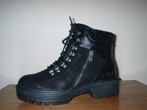 vegan chunky boots