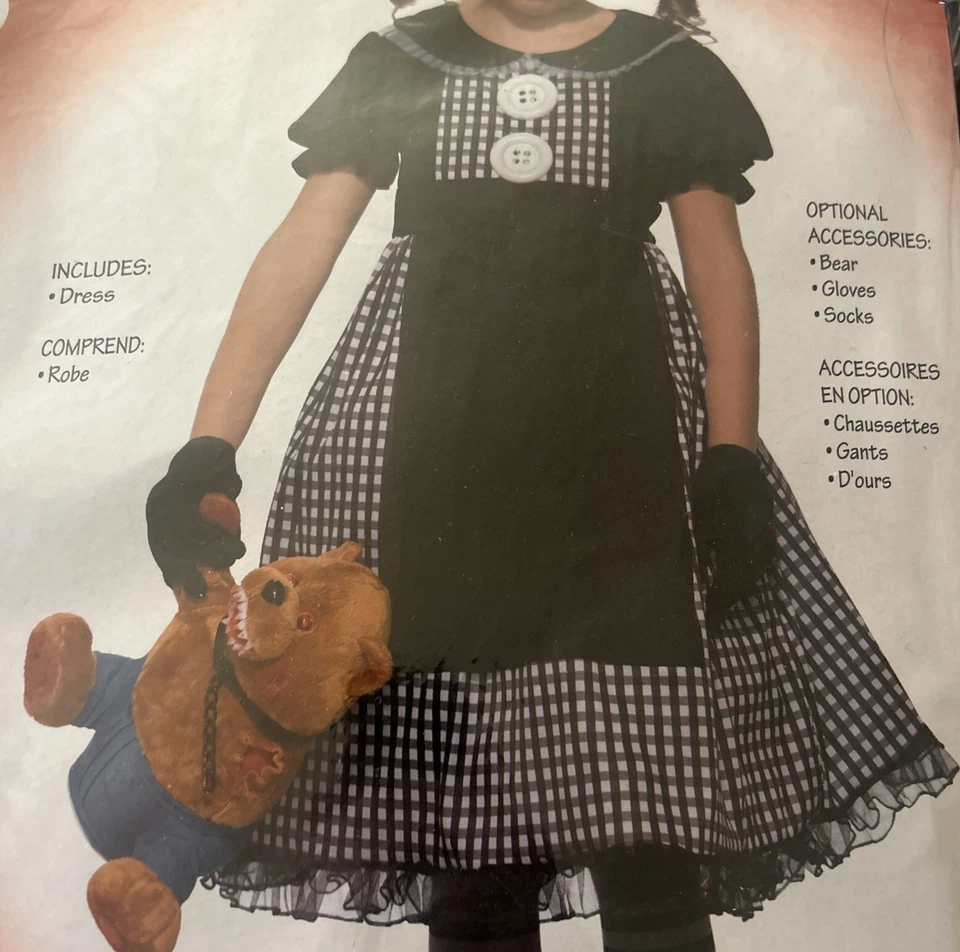 Disfraz de muñeca trapo oscuro infantil talla pequeña Foto 2 de 2