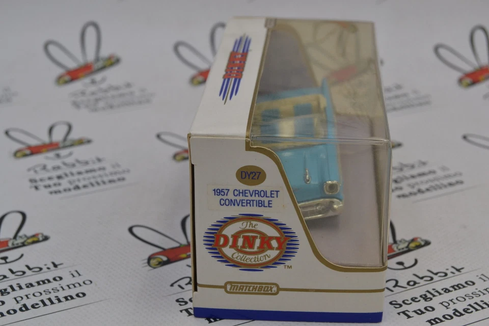 DIE CAST " 1957 CHEVROLET CONVERTIBLE "  DY27 DINKY TOYS (MATCHBOX) 1/43 - Immagine 3 di 3