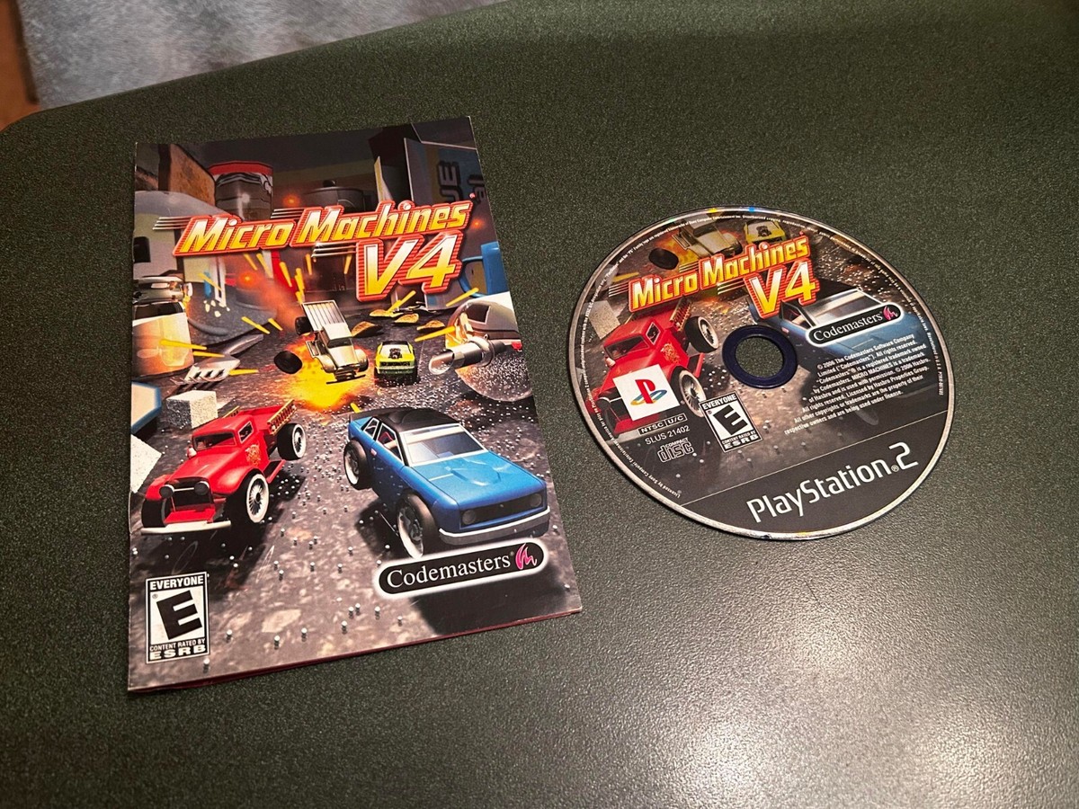 Playstation (PS2) Micro Machines V4, No artwork USED