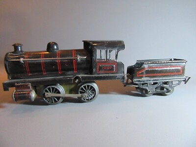 Jouet Ancien JEP - Locomotive à Vapeur 1925 - Acier Estampé - Collection