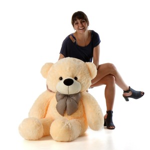 Large 4ft Teddy Bear Plush Body Oversized Pillow Giant Soft Animal Stuffed Toy | eBay