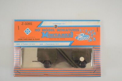 Roco HO 1.5-Ton Trailer Set - Z-328S