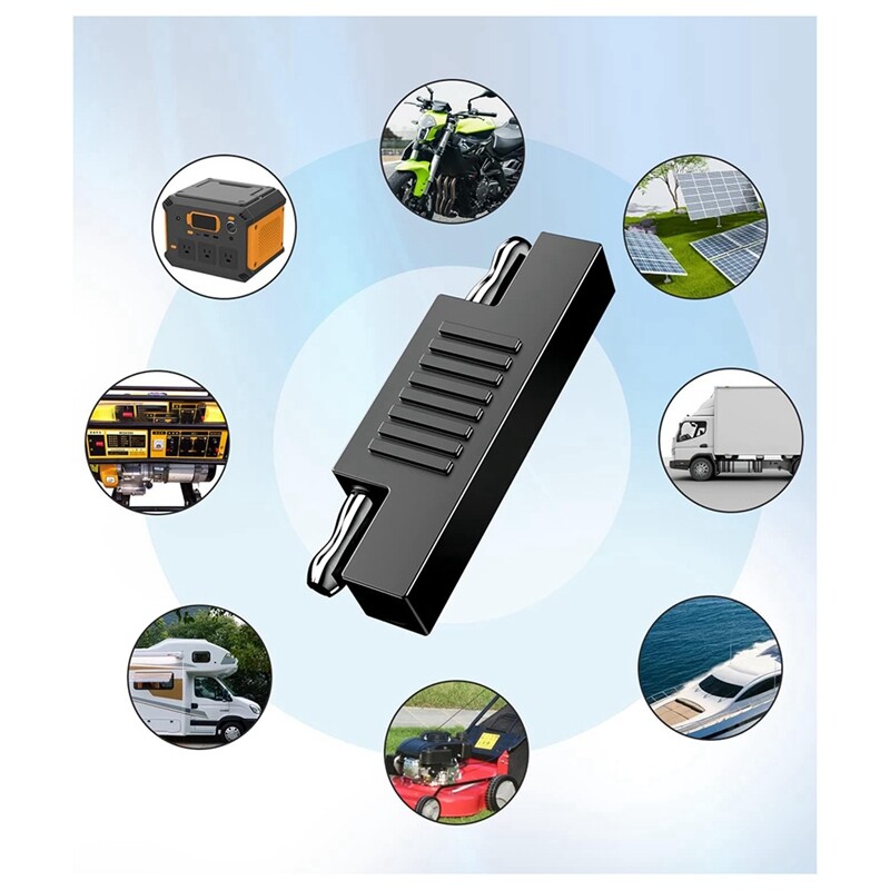 SAE Male, SAE-To-SAE Polarity, Reverse Quick Disconnect Cable Male