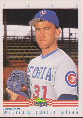 1992 Classic Best #218 William Bliss Peoria Chiefs Baseball Card RC