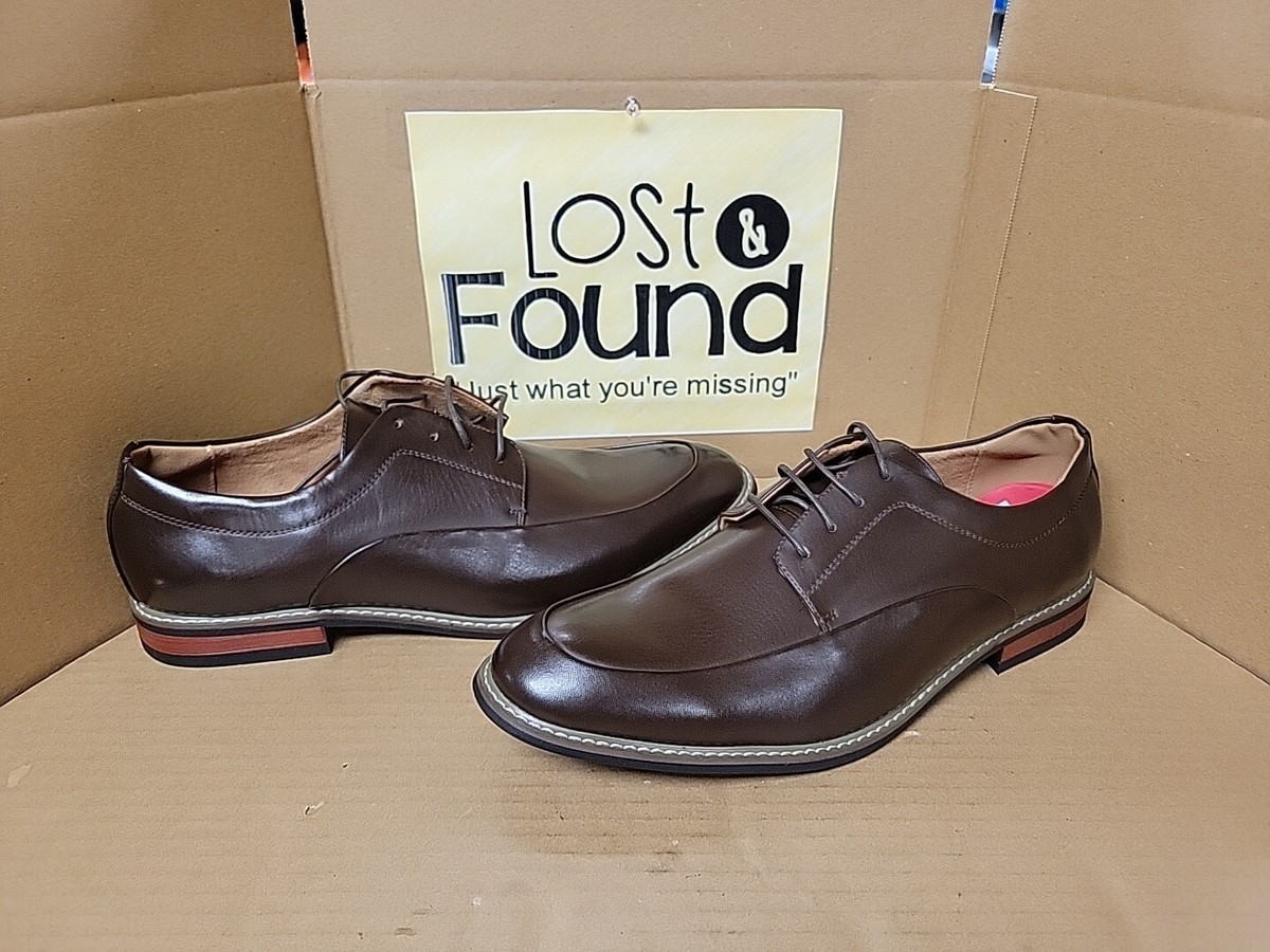 Bruno Marc Mens Dress Shoes Prime Heawucet Size 14 Dark Brown