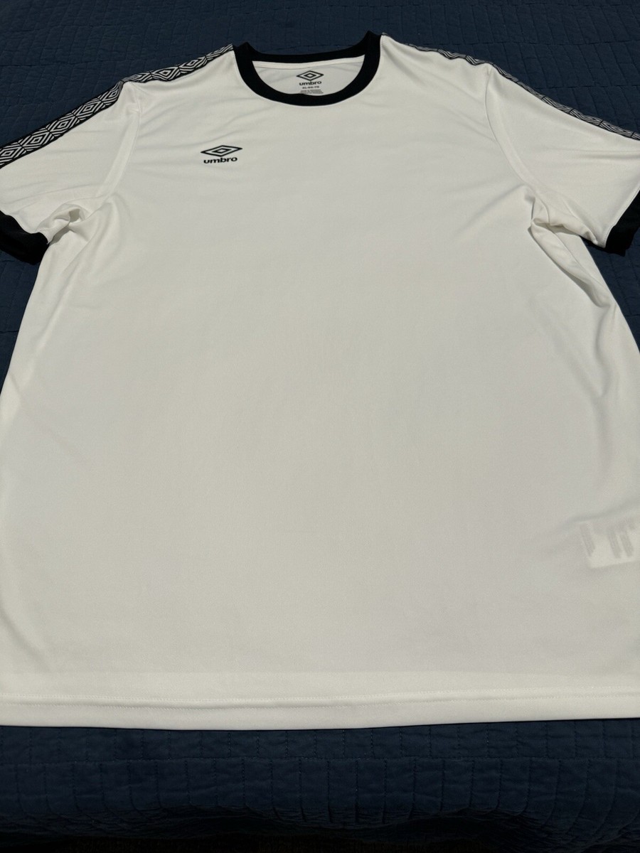 Umbro Soccer Jersey, Men's, White with Black trim, Size XL
