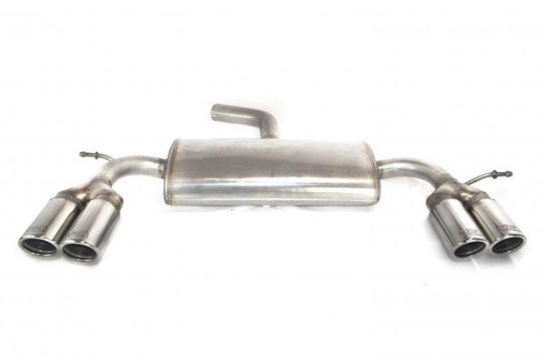 Duplex SchalldäMpfer Auspuff Edelstahl Ulter VW Golf 6 2008 Bis 2013 2X70Mm-image