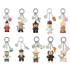 STARBUCKS KOREA Annyeong Bearista Regional Keychain Series Limited Edition
