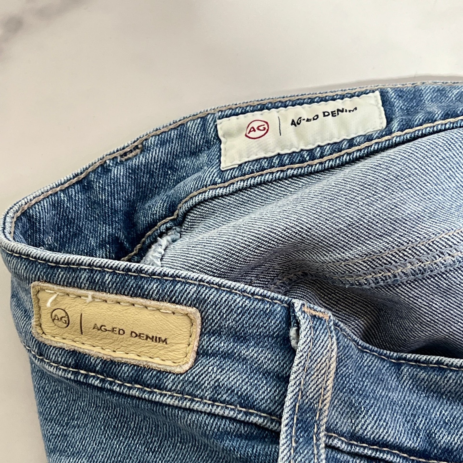 AG Adriano Goldschmied Farrah Boot Crop High Rise Jeans 25x30 thumbnail 3