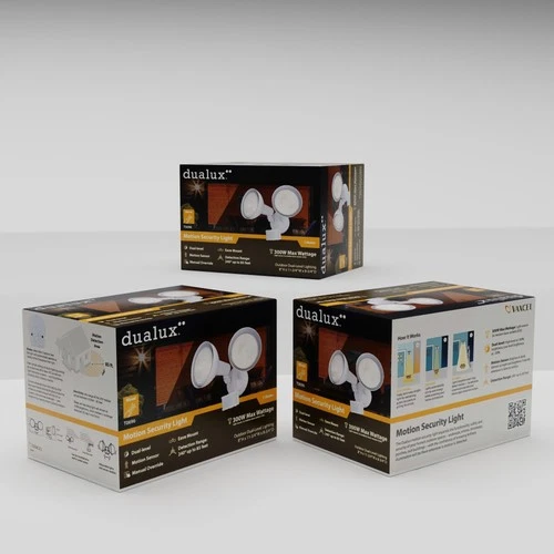 Vaxcel Lighting T0696 Outdoor Security 2 Light 12"W Adjustable - White - Picture 2 of 12