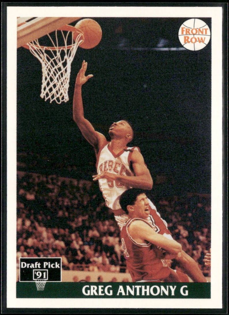 Greg Anthony 1991 Front Row #7 UNLV Runnin' Rebels