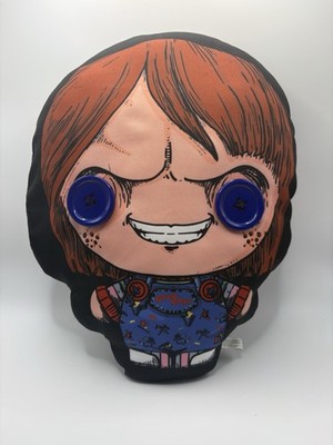 New with Tags Chucky Childs Play Movie Plush Toy 12'' Mezco Flatzos Horror