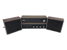 Montgomery Wards GEN-6111 AM/FM Tabletop Radio with Speakers - WORKS GREAT