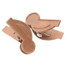 2 Pcs Cute Paper Clips Decorative Note Metal Page Holder Journal