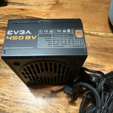 EVGA 450 BV 450W ATX Power Supply 80 Plus Bronze, 24 Pin, PCIe, SATA, Black