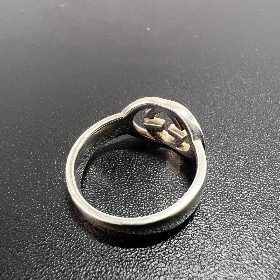 Gucci Interlocking Silver Ring 20 From Japan - image 9