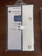 Glacier Bay PEVA Med. Weight Shower Liner Size 70 x72 In. 2 -together / White