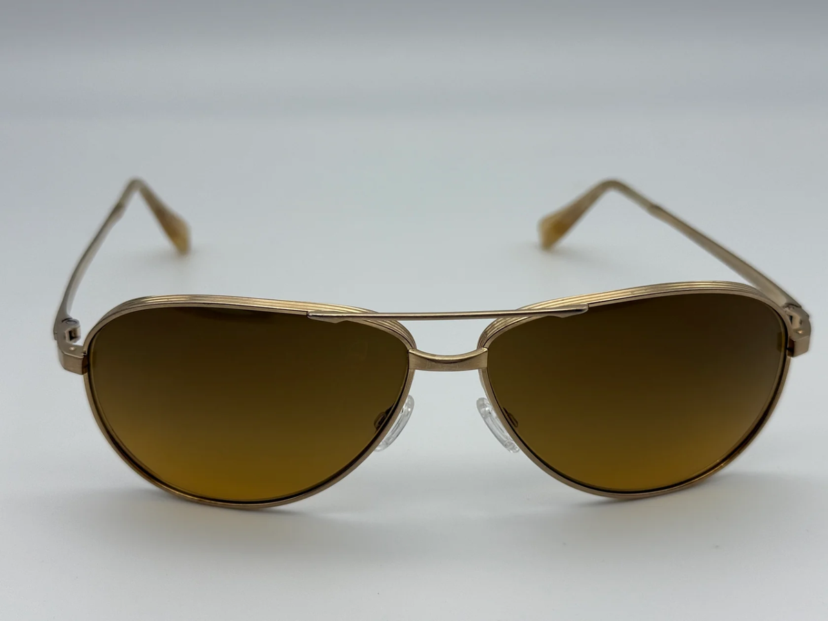 RARE Oliver Peoples Copter 62mm OV 1120 ST 510394 Brushed Gold