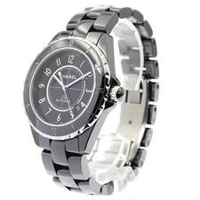 Chanel J12 42mm H2980 42mm Ceramic Black Dial Automatic Date Watch #C6421