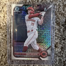 MATT MCCLAIN 2022 BOWMAN CHROME 1ST MOJO