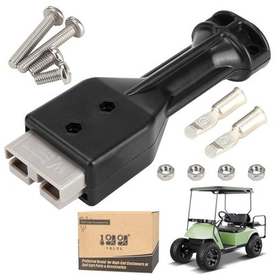 10L0L Golf Cart Charger Plug SB50 Connector Kit for EZGO Marathon, Medalist,...