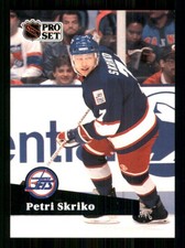 1991-92 Pro Set #517 Petri Skriko Winnipeg Jets 5751