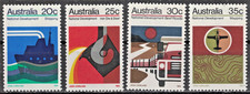 AUSTRALIA:1973 SC#550-53 MNH Australian economic development AP5682