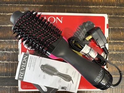 Revlon One-Step Hair Dryer And Volumizer Hot Air Brush Pink New Open Box