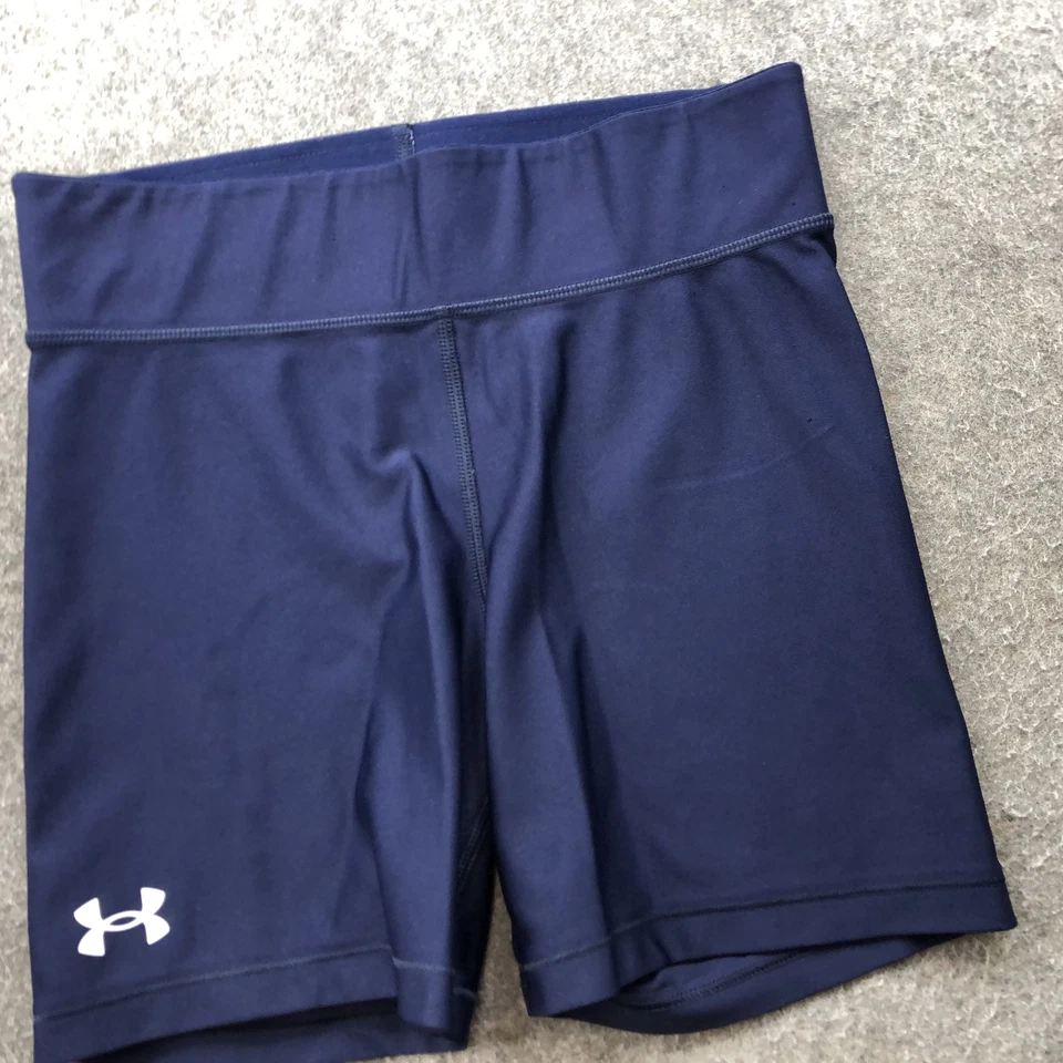 Under Armour Shorts Womens Small Stretch Athletic Running Gym Volley Compression - Image 2 of 4