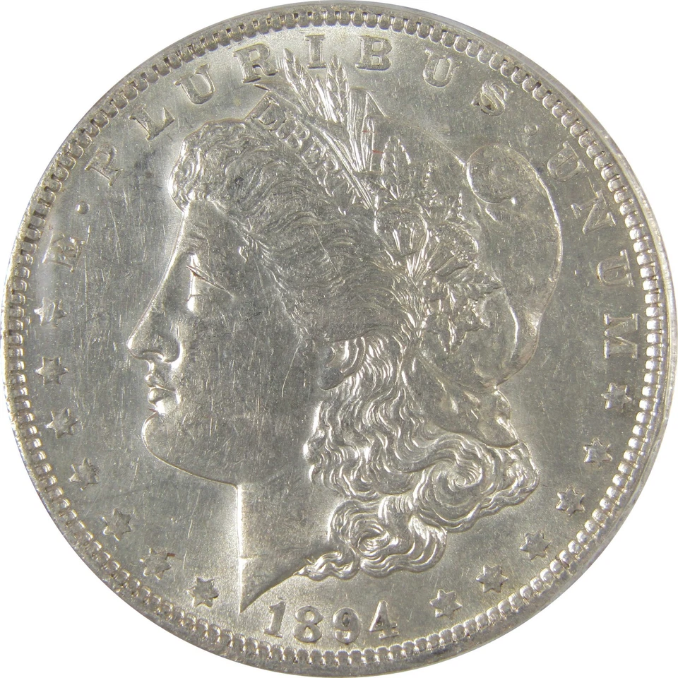 1894 O Morgan Dollar AU 53 ANACS Silver $1 Coin SKU:I19297 - Image 3 of 4