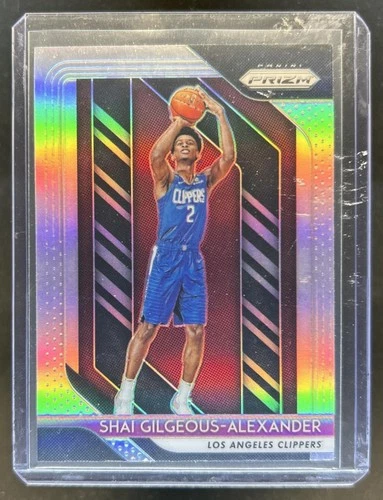 2018-19 Panini Prizm Shai Gilgeous-Alexander Prizm Silver RC #184 Clippers