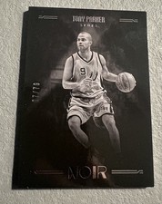 2016-17 Panini Noir Black and White 7/79 Tony Parker