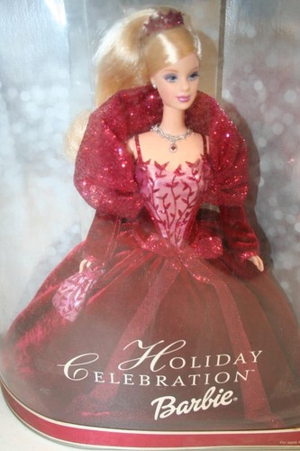 2002 Holiday Celebration Barbie Special Edition Mattel #56209 NIB Collectible - Picture 3 of 4