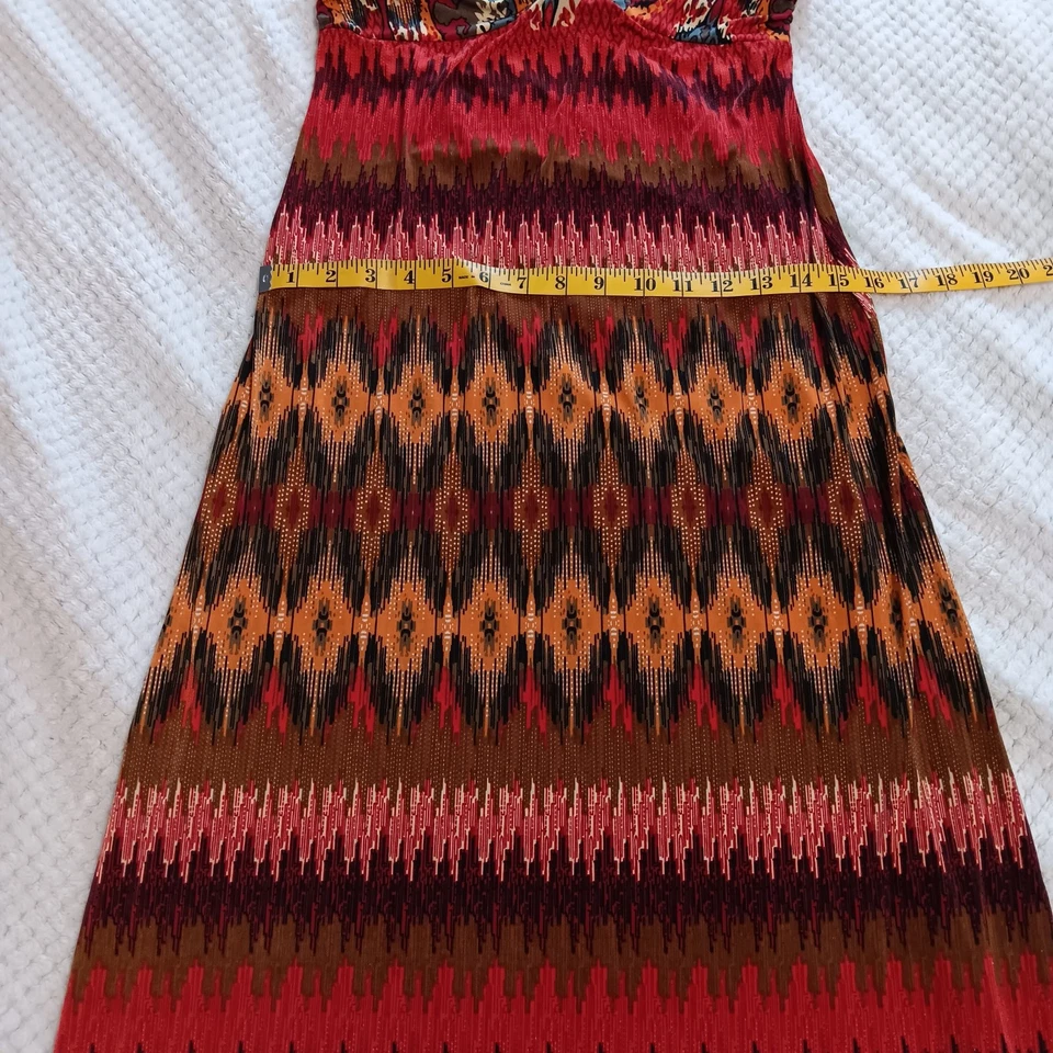 Maxi Vestido Y2K Sweetheart Emprie Cintura Babydoll Maximalista Correa de Espagueti Pequeño Foto 4 de 4